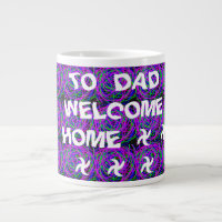 WELCOME HOME DAD COLOR PURPLE MIXED