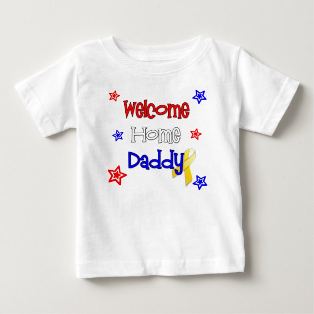 Welcome Home Daddy Infant Long Sleeve Shirt (Front)