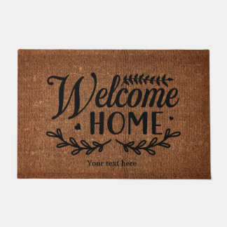 Welcome home doormat