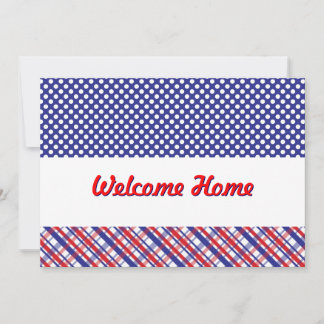 Welcome Home From Military Service Invitation
