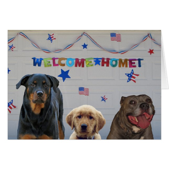 Welcome Home From the Gang Card (Front Horizontal)