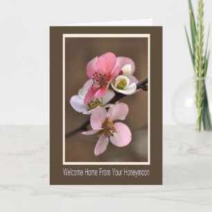Welcome Home From Your Honeymoon Card