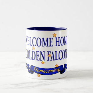 Welcome Home Golden Falcons Two-Tone Coffee Mug