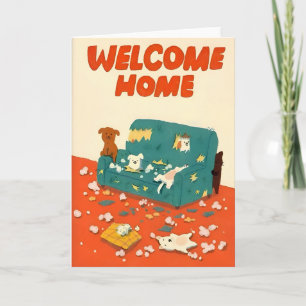 Welcome Home Illustration Card