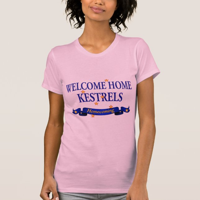 Welcome Home Kestrels T-Shirt (Front)