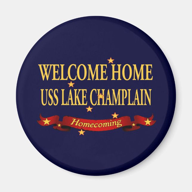 Welcome Home Lake Champlain Magnet (Front)