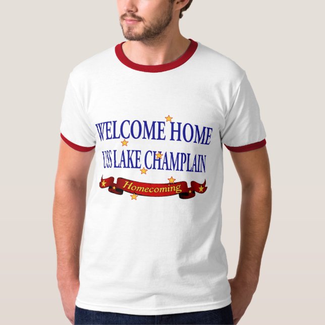 Welcome Home Lake Champlain T-Shirt (Front)