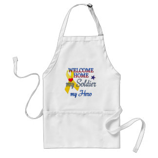 Welcome Home My Soldier My Hero Standard Apron