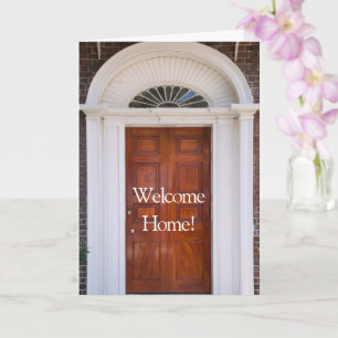 "Welcome Home" New Home Folded Greeting Card