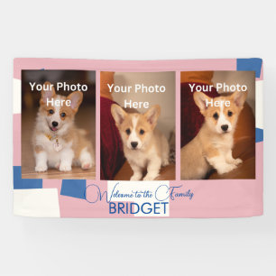 Welcome Home New Puppy, Puppy Shower Banner