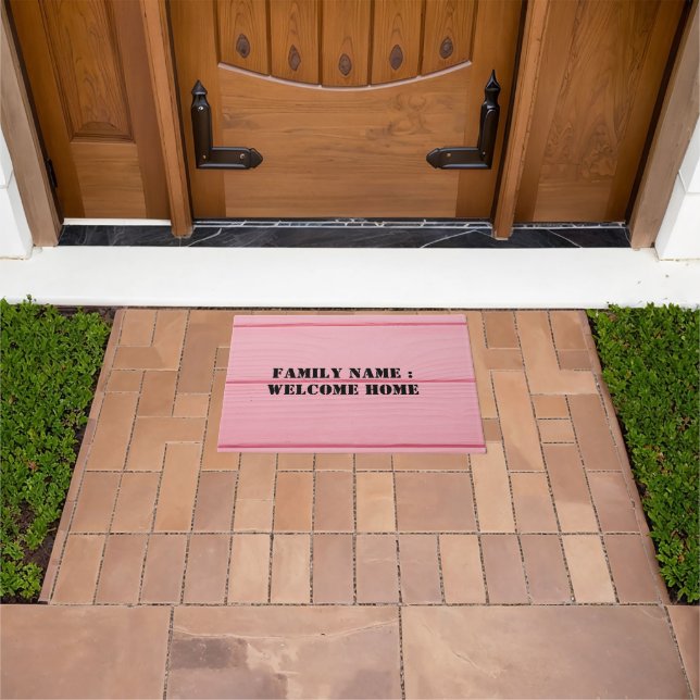 Welcome home outside front doormat rug  (Outdoor)