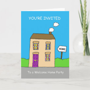 Welcome Home Party Invitation