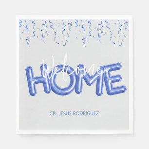 Welcome Home Patriotic Military Hero Party Napkin
