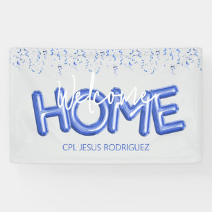 Welcome Home Patriotic Military Hero Party Poster Banner