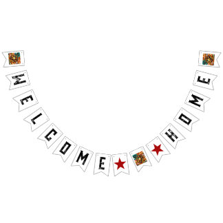 Welcome Home Patriotic USMC Customizable Bunting