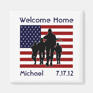 Welcome Home Personalized Magnet Favor