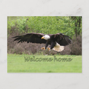 welcome home postcard