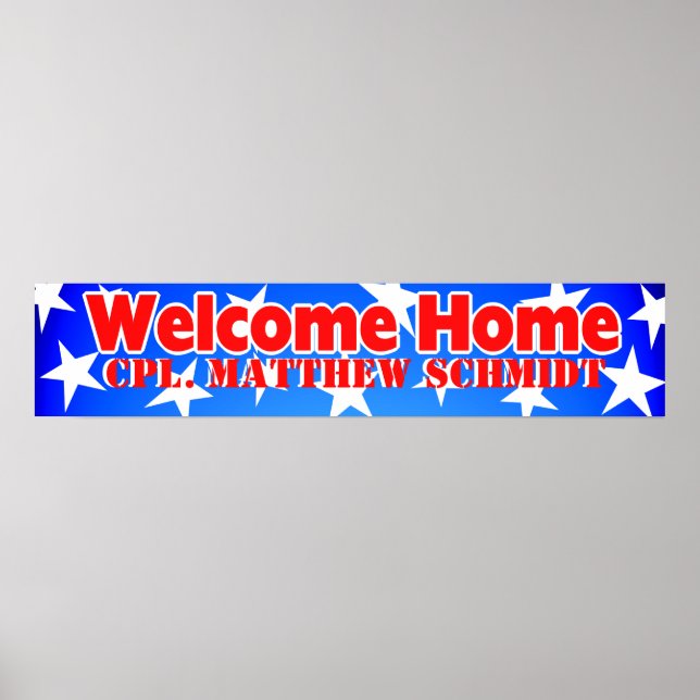 Welcome Home Poster (Front)