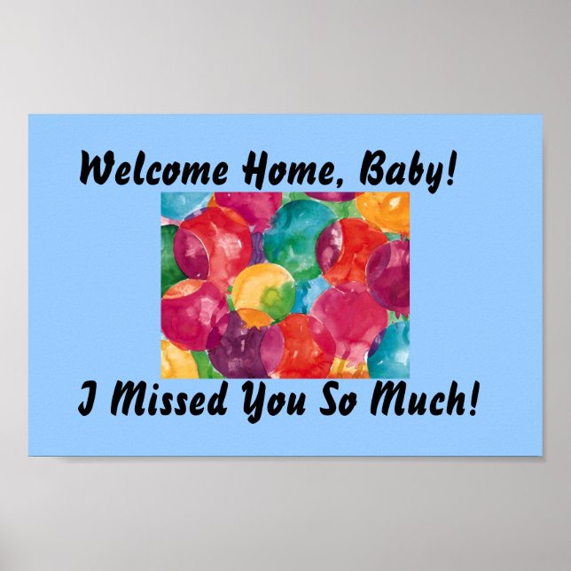 Welcome home poster (Front)