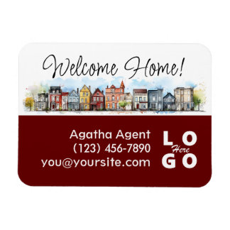Welcome Home Real Estate Closing Gift Magnet