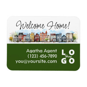 Welcome Home Real Estate Closing Gift Magnet