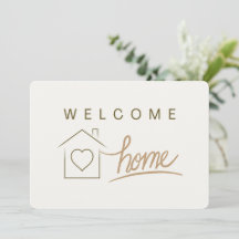 Welcome Home Real Estate Minimalist Custom