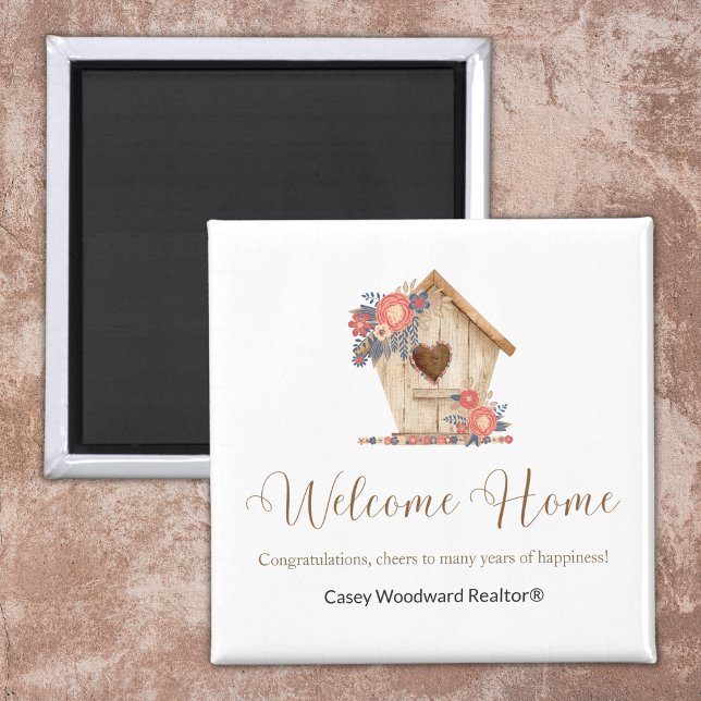 Welcome Home Realtor Personalised  Magnet (Creator Uploaded)
