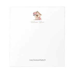 Welcome Home Realtor Personalised  Notepad