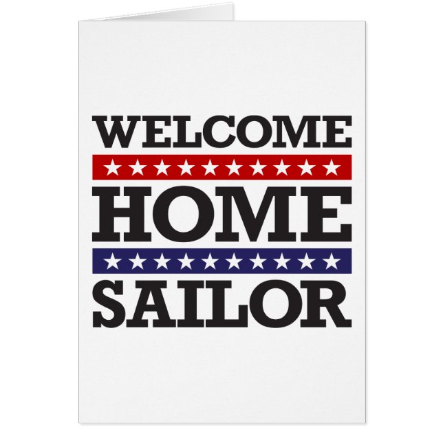 Welcome Home Sailor (Front)