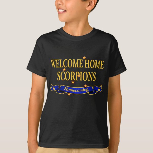Welcome Home Scorpions T-Shirt (Front)
