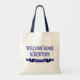 Welcome Home Screwtops Tote Bag
