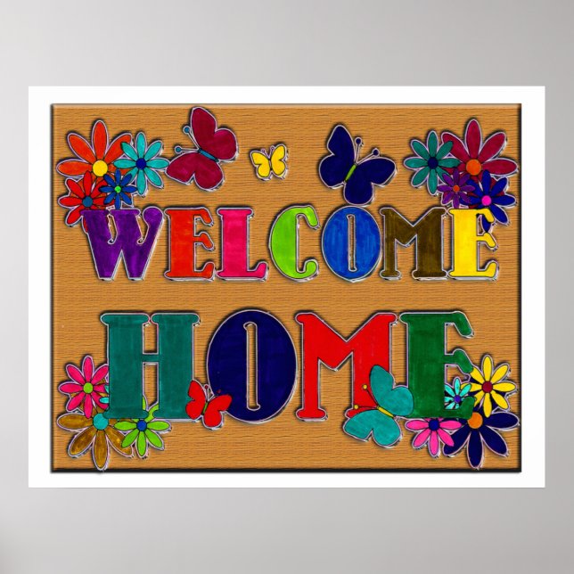 Welcome Home Sign (Front)