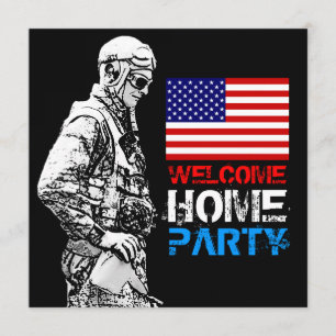 Welcome Home Soldier Party 2 Invitation