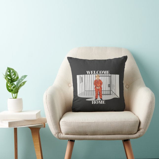 Welcome Home Throw Pillow (Chair)