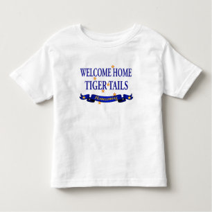 Welcome Home Tiger Tails Toddler T-Shirt