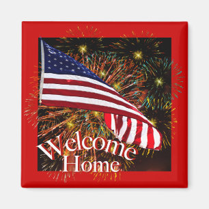Welcome Home Troops Magnet