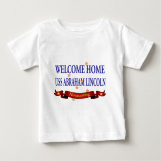 Welcome Home USS Abraham Lincoln Baby T-Shirt