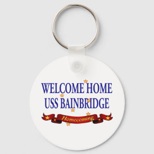 Welcome Home USS Bainbridge Key Ring