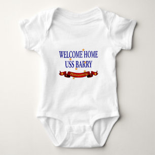 Welcome Home USS Barry Baby Bodysuit