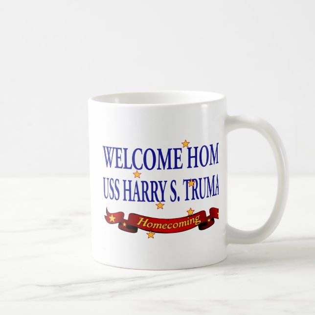 Welcome Home USS Harry S. Truman Coffee Mug (Right)
