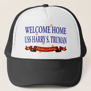 Welcome Home USS Harry S. Truman Trucker Hat