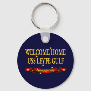 Welcome Home USS Leyte Gulf Key Ring
