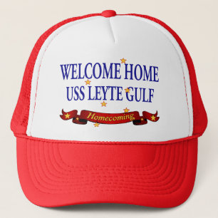 Welcome Home USS Leyte Gulf Trucker Hat