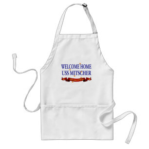 Welcome Home USS Mitscher Standard Apron