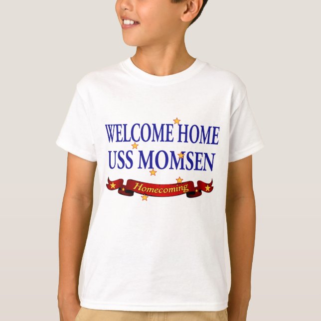 Welcome Home USS Momsen T-Shirt (Front)