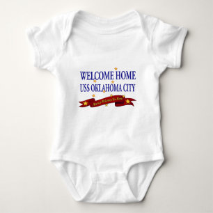 Welcome Home USS Oklahoma City Baby Bodysuit