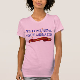 Welcome Home USS Oklahoma City T-Shirt
