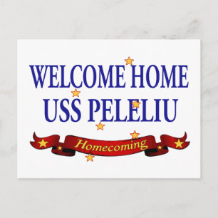 Welcome Home USS Peleliu Postcard