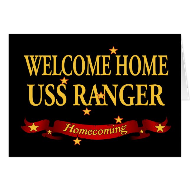 Welcome Home USS Ranger (Front Horizontal)