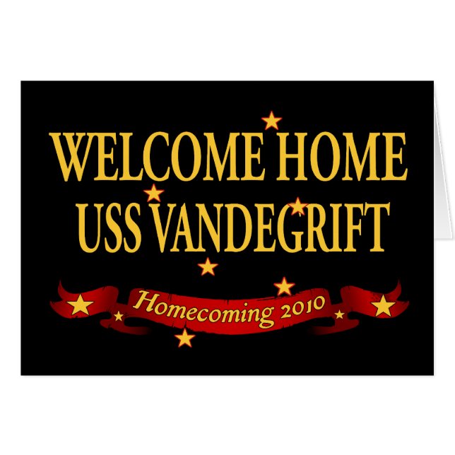 Welcome Home USS Vandegrift (Front Horizontal)
